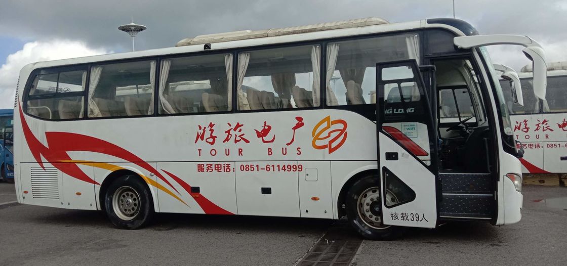 Το diesel 168kw Kinglong XMQ6898 2015 έτους χρησιμοποίησε το λεωφορείο 39/45 λεωφορείων καθίσματα πολυτέλειας καθισμάτων