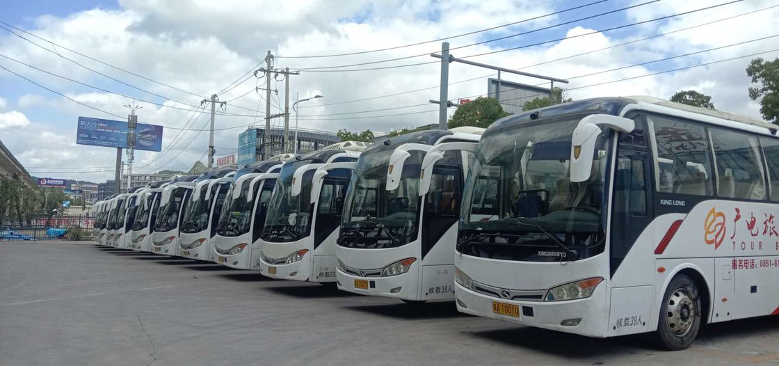 Το diesel 168kw Kinglong XMQ6898 2015 έτους χρησιμοποίησε το λεωφορείο 39/45 λεωφορείων καθίσματα πολυτέλειας καθισμάτων