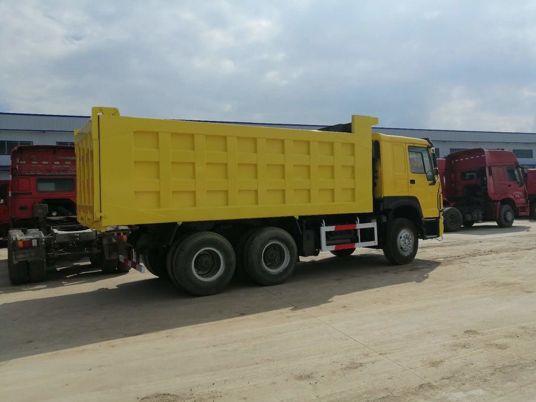 Μπροστινό ανυψωτικό 6*4 TipperTruck 371-420HP RHD Μεταχειρισμένο ανατρεπόμενο φορτηγό WD Κινητήρας