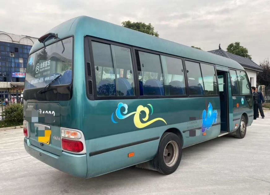 Χρυσός ακτοφύλακας 26 πράσινο χρώμα 100km/H Gragon λεωφορείων μηχανών Hino καθισμάτων