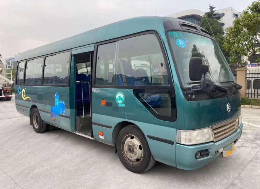 Χρυσός ακτοφύλακας 26 πράσινο χρώμα 100km/H Gragon λεωφορείων μηχανών Hino καθισμάτων