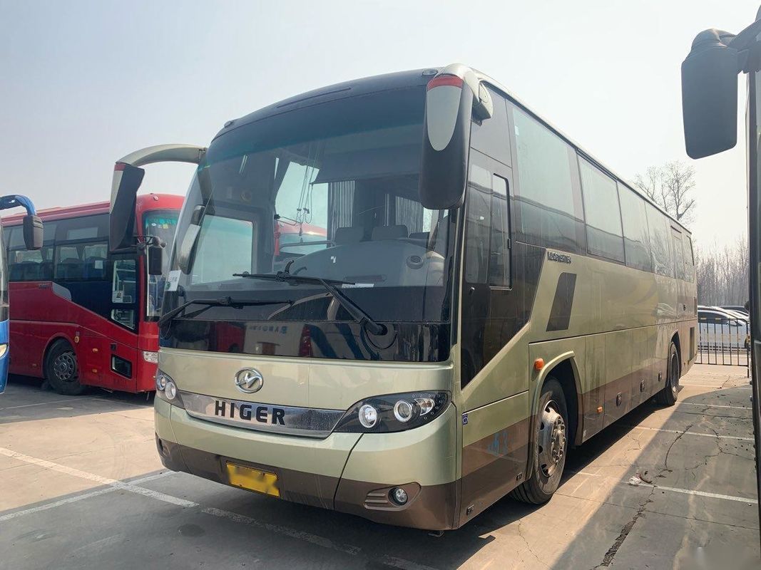 LHD οπίσθιο πρότυπο KLQ6115 μηχανών υψηλότερο εμπορικών σημάτων επιβατών λεωφορείων λεωφορείο 53 λεωφορείων χάλυβα χρησιμοποιημένο πλαίσια καθίσματα