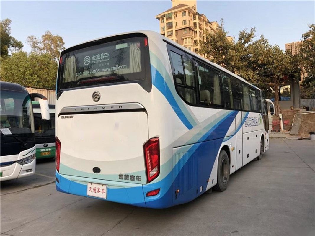 Yuchai μηχανών χρησιμοποιημένο λεωφορείων διπλό λεωφορείο επιβατών πλαισίων αερόσακων πορτών VIP το καθίσματα χρησιμοποίησε τα χρυσά καθίσματα λεωφορείων XML6112 48 δράκων