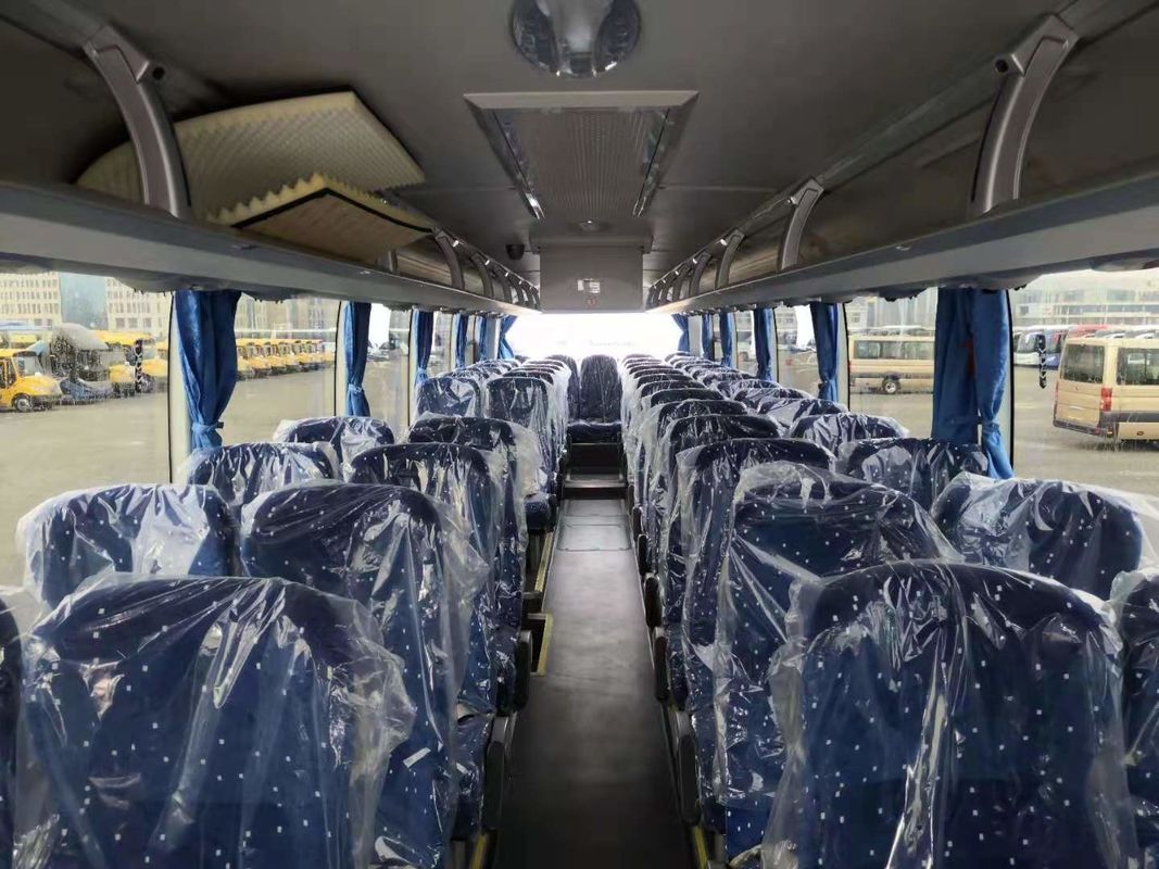 Ολοκαίνουργιο λεωφορείο ZK6122H9 Yutong με το άσπρο χρώμα 55 καθισμάτων στην οπίσθια μηχανή προώθησης