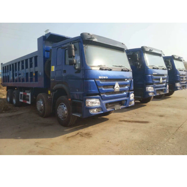 Φορτηγό εκφορτωτών Howo Sinotruck 8x4 336 πολυάσχολος 371 10 Tipper 40 τόνου φορτηγό απορρίψεων φορτηγών