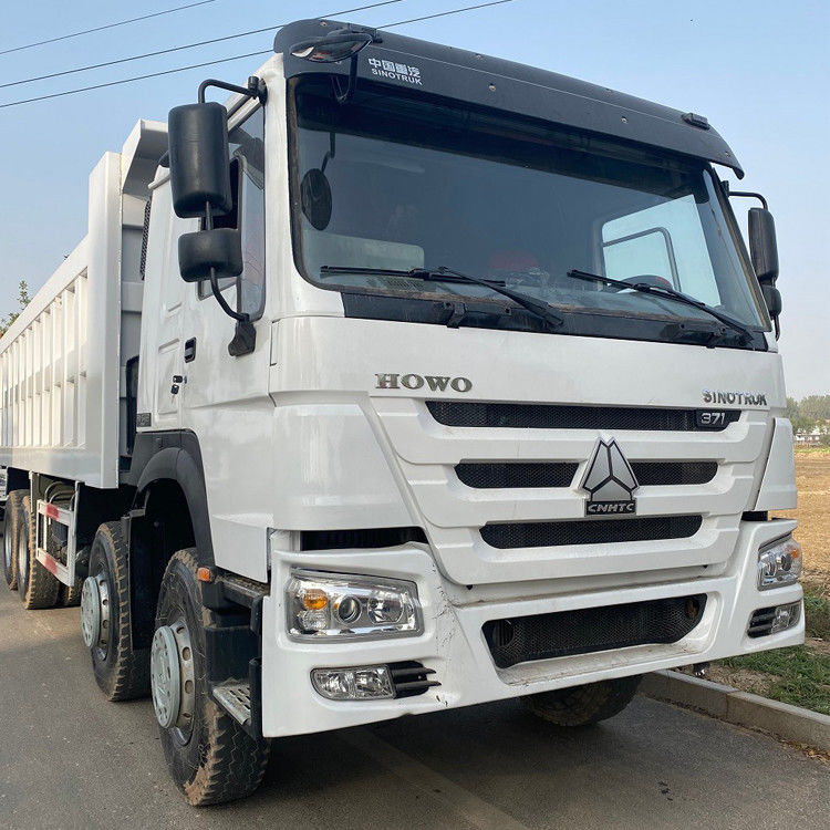 Φορτηγό εκφορτωτών Howo Sinotruck 8x4 336 πολυάσχολος 371 10 Tipper 40 τόνου φορτηγό απορρίψεων φορτηγών