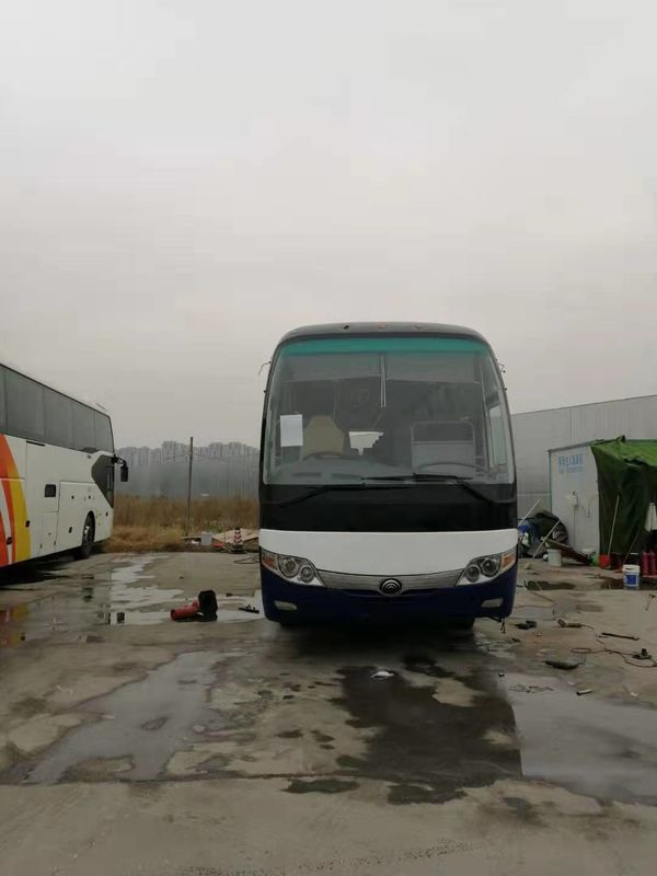 47 καθίσματα χρησιμοποίησαν χρησιμοποιημένο λεωφορείο 2014 οδήγηση RHD λεωφορείων Yutong ZK6107 το λεωφορείο έτους 100km/H