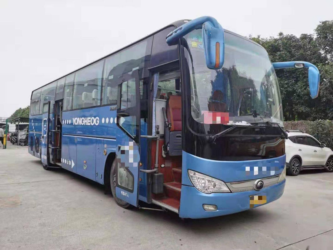 Χρησιμοποιημένο λεωφορείο Zk6119 47 Yutong καθισμάτων αερόσακων πλαισίων ευρο- IV Yuchai αριστερό χρησιμοποιημένο Drive τουριστηκό λεωφορείο πορτών μηχανών διπλό
