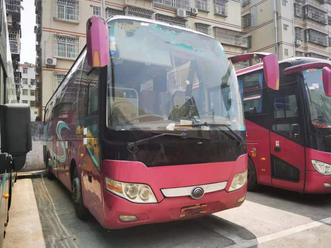 Τα χρησιμοποιημένα πρότυπα ZK6110 47 τουριστηκών λεωφορείων καθίσματα Yutong ευρο- ΙΙΙ Nude συσκευασία μηχανών Yuchai πορτών που αφήνεται διπλασιάζουν την οδήγηση