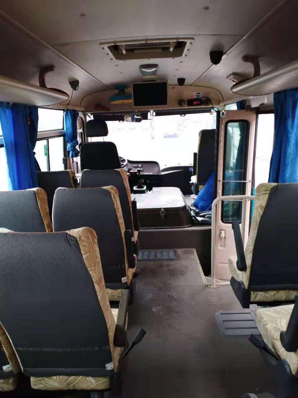 Χρησιμοποιημένο μίνι λεωφορείο Yutong ZK6609D 19 καθισμάτων ευρο- Β χάλυβα μηχανών diesel μπροστινό λεωφορείο επιβατών πλαισίων αριστερό χρησιμοποιημένο Drive