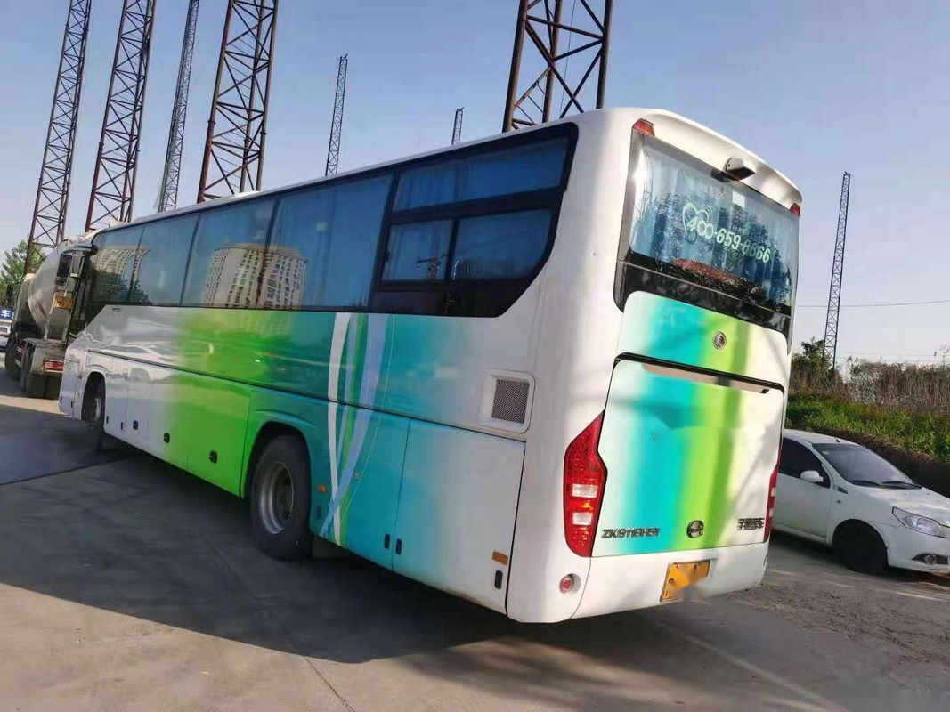 Χρησιμοποιημένο λεωφορείο ZK6110 Yutong που αφήνεται την οδήγηση 48 καθίσματα διπλές πόρτες Yuchai οπίσθια μηχανή χαμηλό χρησιμοποιημένο χιλιόμετρο τουριστηκό λεωφορείο