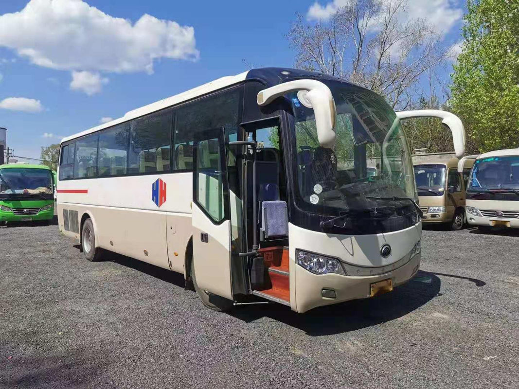 Χρησιμοποιημένο τουριστηκό λεωφορείο Yutong ZK6999 45 οπίσθια πλαίσια αερόσακων λεωφορείων LHD επιβατών μηχανών 177kw καθισμάτων