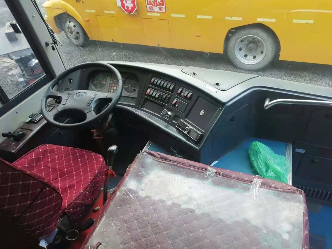 Χρησιμοποιημένο λεωφορείο Zk6112d 54 μπροστινά πλαίσια YC Yutong χάλυβα λεωφορείων μηχανών καθισμάτων. 177kw χρησιμοποιημένο τουριστηκό λεωφορείο