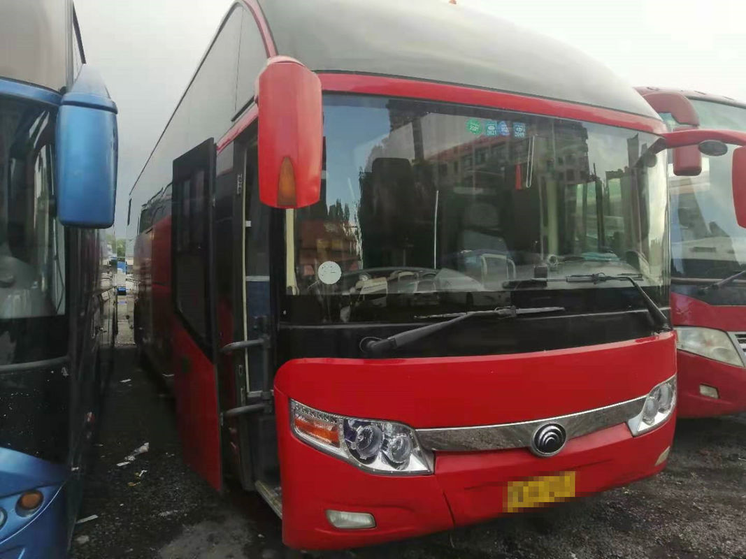 Χρησιμοποιημένα καθίσματα λεωφορείων ZK6127 55 Yutong που αφήνονται τα πλαίσια αερόσακων Seerting την οπίσθια μηχανή ευρο- ΙΙΙ χρησιμοποιημένο τουριστηκό λεωφορείο για την Αφρική