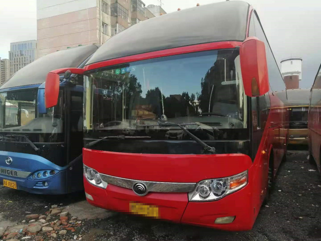 Χρησιμοποιημένα καθίσματα λεωφορείων ZK6127 55 Yutong που αφήνονται τα πλαίσια αερόσακων Seerting την οπίσθια μηχανή ευρο- ΙΙΙ χρησιμοποιημένο τουριστηκό λεωφορείο για την Αφρική