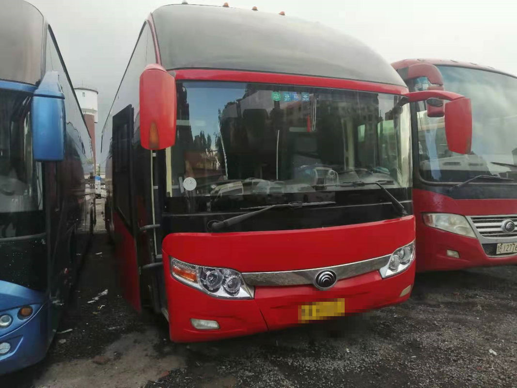 Χρησιμοποιημένα καθίσματα λεωφορείων ZK6127 55 Yutong που αφήνονται τα πλαίσια αερόσακων Seerting την οπίσθια μηχανή ευρο- ΙΙΙ χρησιμοποιημένο τουριστηκό λεωφορείο για την Αφρική