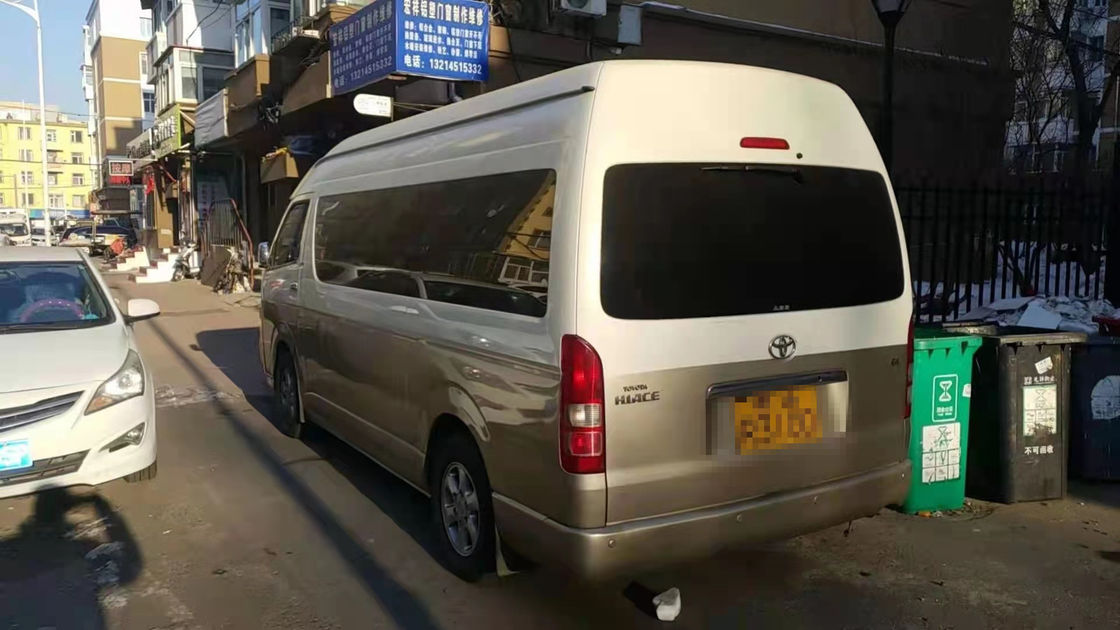2014 έτος 13 χρησιμοποιημένο Hiace μίνι λεωφορείο της Toyota βενζίνης καθισμάτων με την υψηλή αυτόματη μετάδοση στεγών