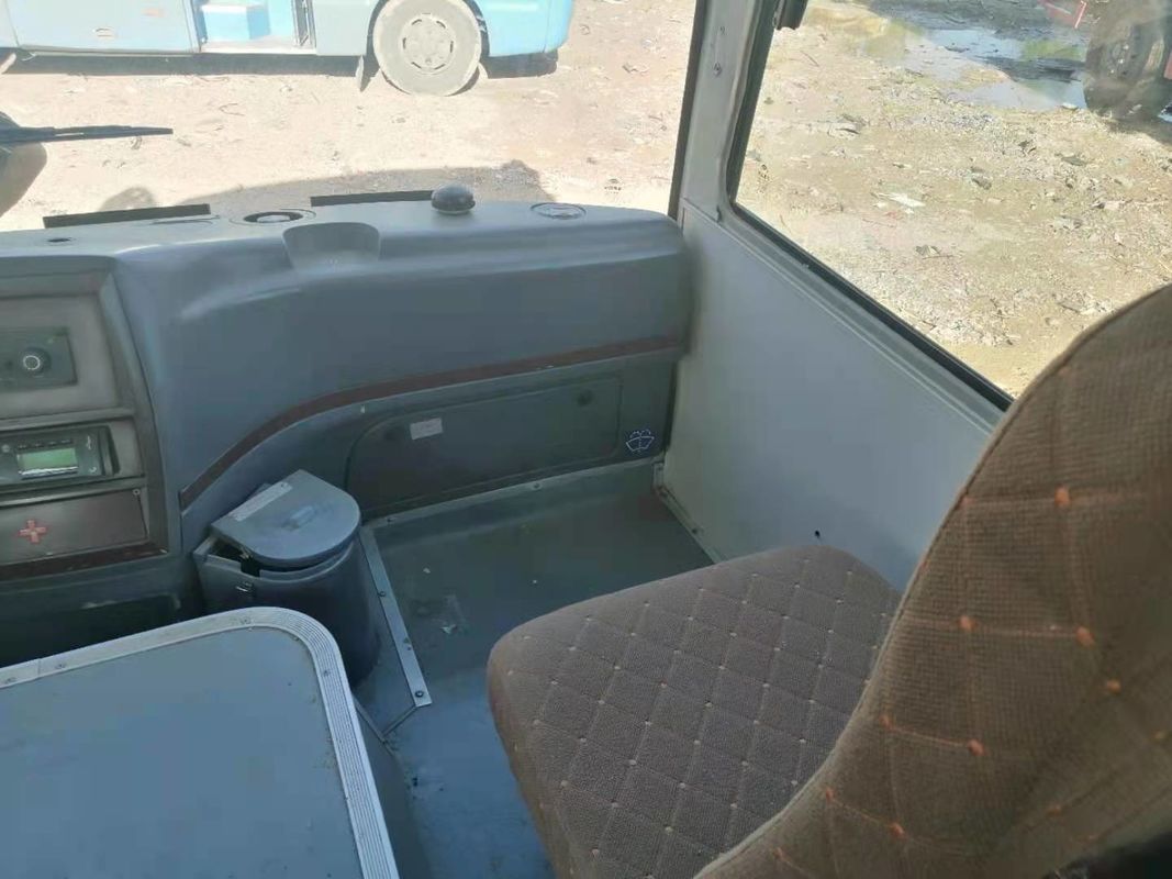 Χρησιμοποιημένο μίνι λεωφορείο Yutong ZK6608 19 καθισμάτων μπροστινή μηχανών αημένη λεωφορείο οδήγηση λεωφορείων χάλυβα χρησιμοποιημένη πλαίσια χαμηλό χιλιόμετρο