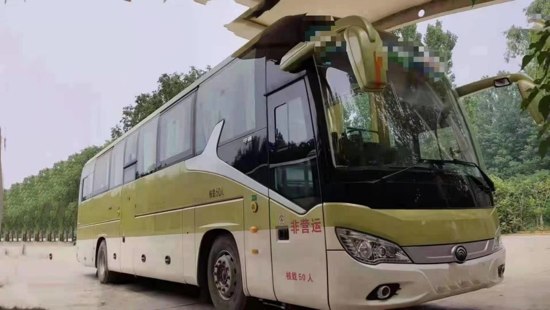 Χρησιμοποιημένο λεωφορείο ZK6120 50 Yutong καθισμάτων 2020 χρησιμοποιημένο έτος επιβατών χαμηλό χιλιόμετρο πορτών λεωφορείων διπλό