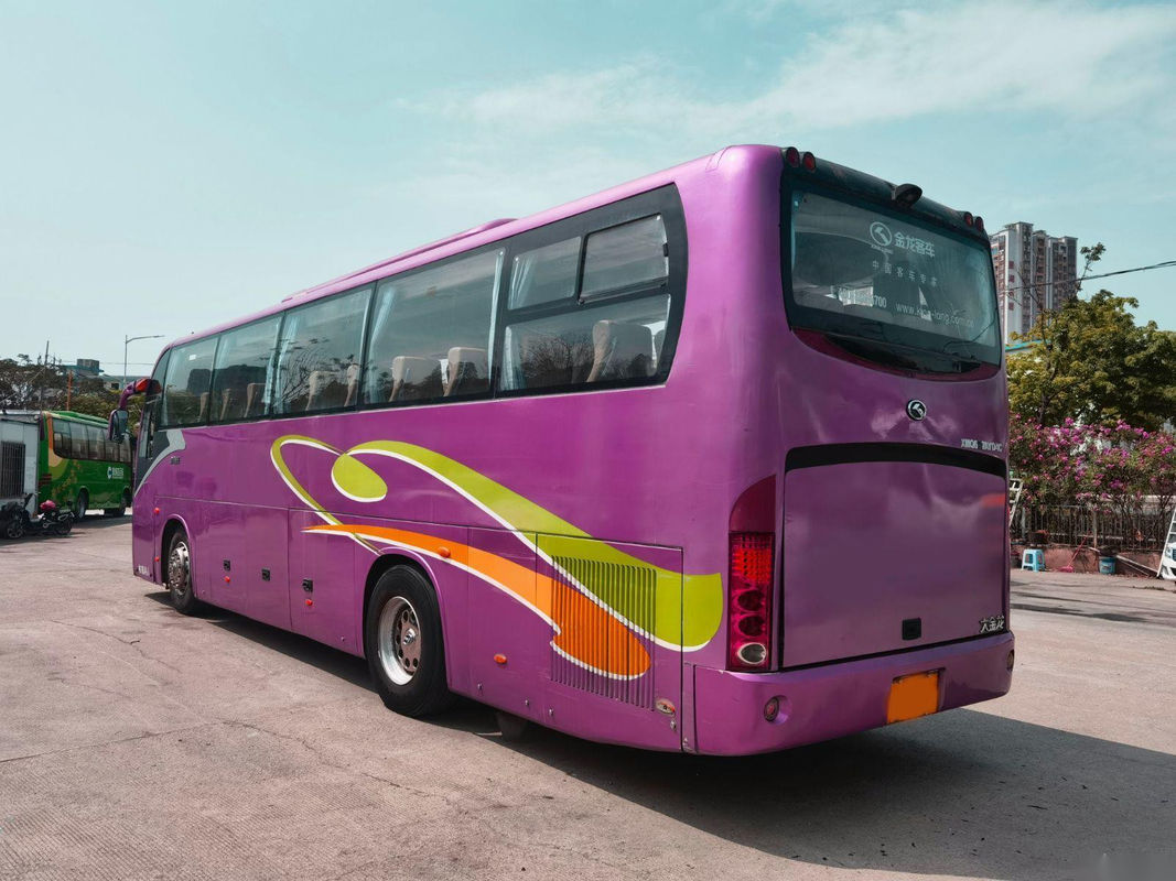 Το χρησιμοποιημένο λεωφορείο XMQ6117 44 Kinglong καθισμάτων οπίσθια πλαίσια αερόσακων πορτών μηχανών διπλά χρησιμοποιούμενα προγυμνάζει/τουριστηκό λεωφορείο