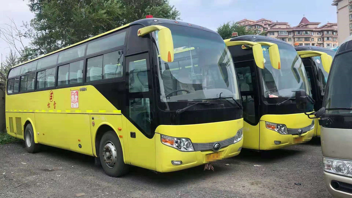 51 τα καθίσματα χρησιμοποίησαν χρησιμοποιημένο λεωφορείο 2012 οδήγηση LHD λεωφορείων Yutong ZK6107 το λεωφορείο έτους 100km/H ΚΑΝΈΝΑ ατύχημα