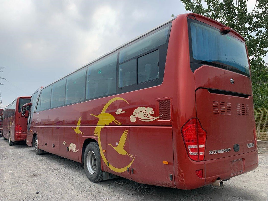 Χρησιμοποιημένο λεωφορείο ZK6122 50 καθίσματα 2+2 σχεδιάγραμμα 2019 Yutong οπίσθια Yuchai αερόσακων μηχανή πλαισίων 243kw