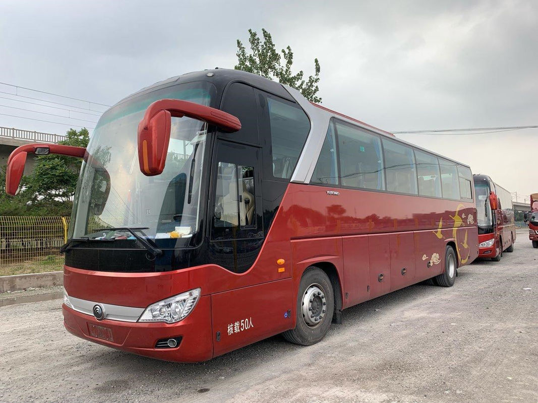 Χρησιμοποιημένο λεωφορείο ZK6122 50 καθίσματα 2+2 σχεδιάγραμμα 2019 Yutong οπίσθια Yuchai αερόσακων μηχανή πλαισίων 243kw