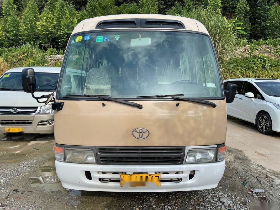 Το εμπορικό σήμα της Toyota χρησιμοποίησε το χρησιμοποιημένο βενζίνη μίνι λεωφορείο μηχανών λεωφορείων 23-30seats 3RZ Toyota ακτοφυλάκων που αφέθηκε την οδήγηση