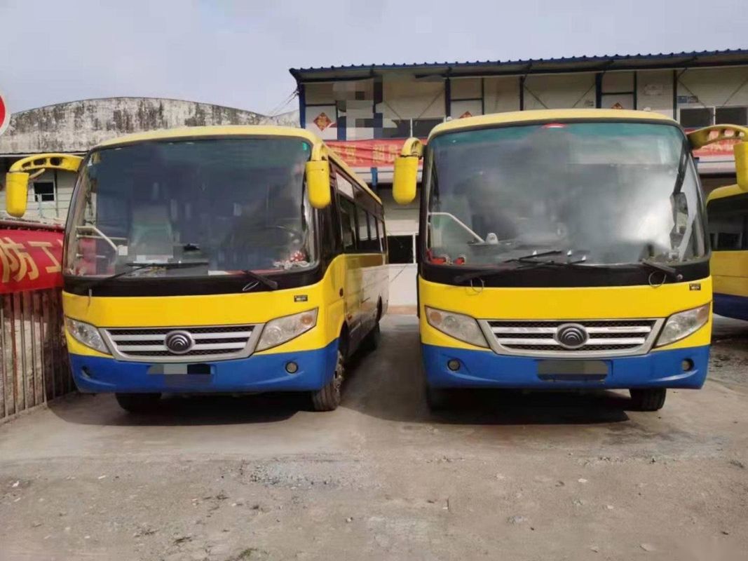 Χρησιμοποιημένο Yutong μίνι λεωφορείων ZK6720d μπροστινό ευρώ IV 26seats λεωφορείων επιβατών μηχανών 95kw Yuchai καλό