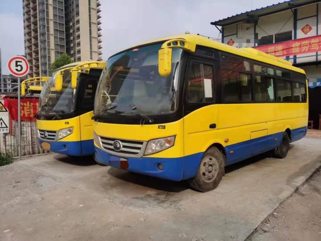 Χρησιμοποιημένο Yutong μίνι λεωφορείων ZK6720d μπροστινό ευρώ IV 26seats λεωφορείων επιβατών μηχανών 95kw Yuchai καλό