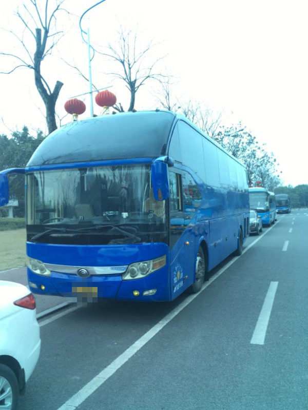 54 χρησιμοποιημένη καθίσματα μηχανή diesel έτους λεωφορείων 2016 Yutong ZK6127 λεωφορείων χρησιμοποιημένη λεωφορείο σε καλή κατάσταση
