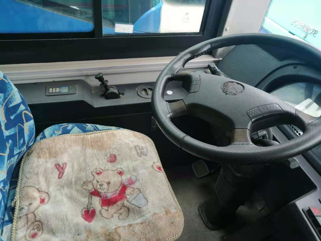 Χρησιμοποιημένος χρυσός δράκος 45 εμπορικών σημάτων λεωφορείων πόλεων χρησιμοποιημένες καθίσματα διπλές πόρτες λεωφορείων μηχανών diesel πλαισίων χάλυβα τουριστηκών λεωφορείων