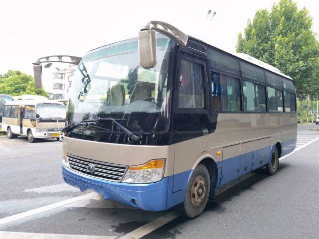 Χρησιμοποιημένο Yutong μίνι λεωφορείων ZK6752D Yuchai μπροστινό λεωφορείο 30 καθίσματα 103kw επιβατών μηχανών καλό