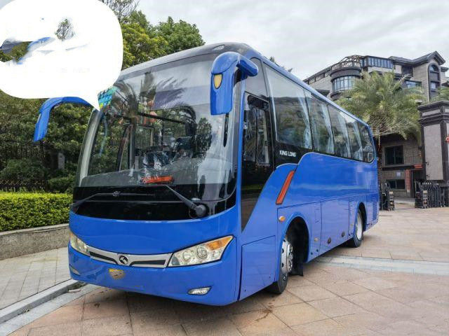 Χρησιμοποιημένο πρότυπο XMQ6859 εμπορικό σήμα Kinglong 35 τουριστηκών λεωφορείων ευρο- ΙΙΙ χρησιμοποιημένο μίνι λεωφορείο χιλιομέτρου καθισμάτων χαμηλό