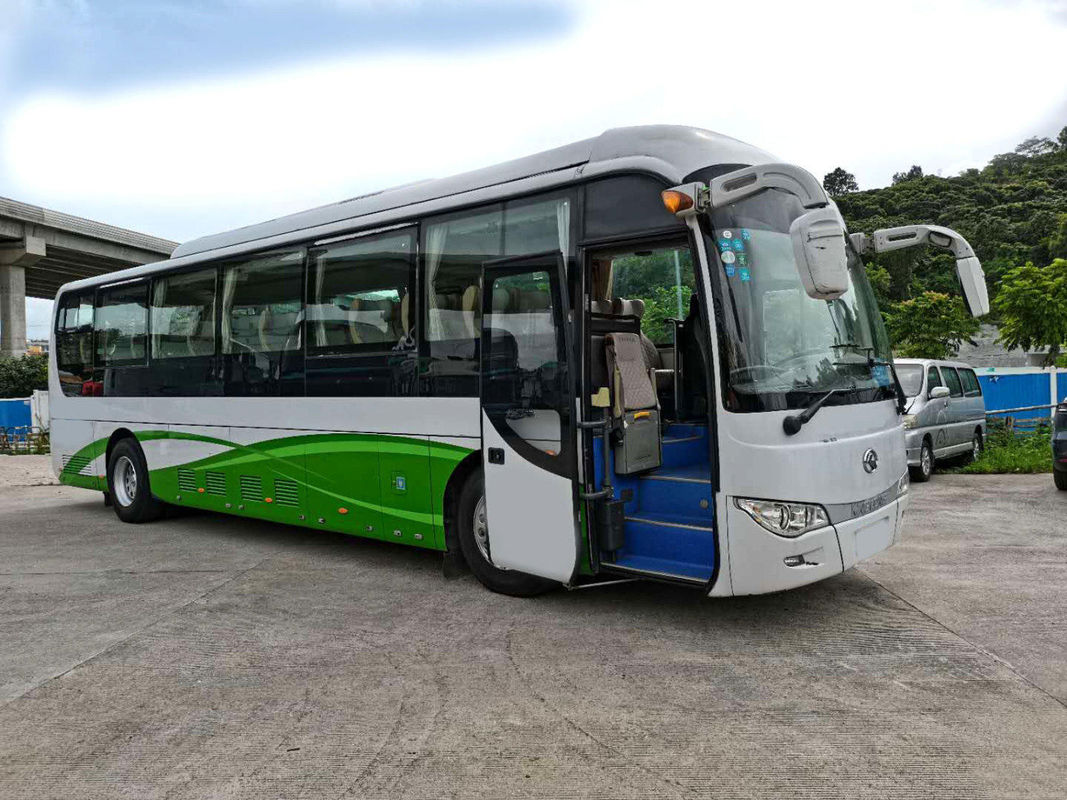 Ηλεκτρικό λεωφορείο Kinglong 6110 χρησιμοποιημένο λεωφορείο με το λεωφορείο λεωφορείων επιβατών γύρου πολυτέλειας 49 καθισμάτων για την τιμή της Αφρικής σε καλή κατάσταση