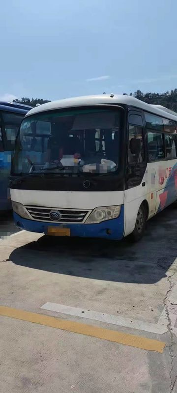 Χρησιμοποιημένο μικρό λεωφορείο για την πώληση 19 κοντό λεωφορείο έτους καθισμάτων νέο για την πώληση κοντά σε με χρησιμοποιημένο Yutong λεωφορείο μηχανών λεωφορείων ZK6729D μπροστινό
