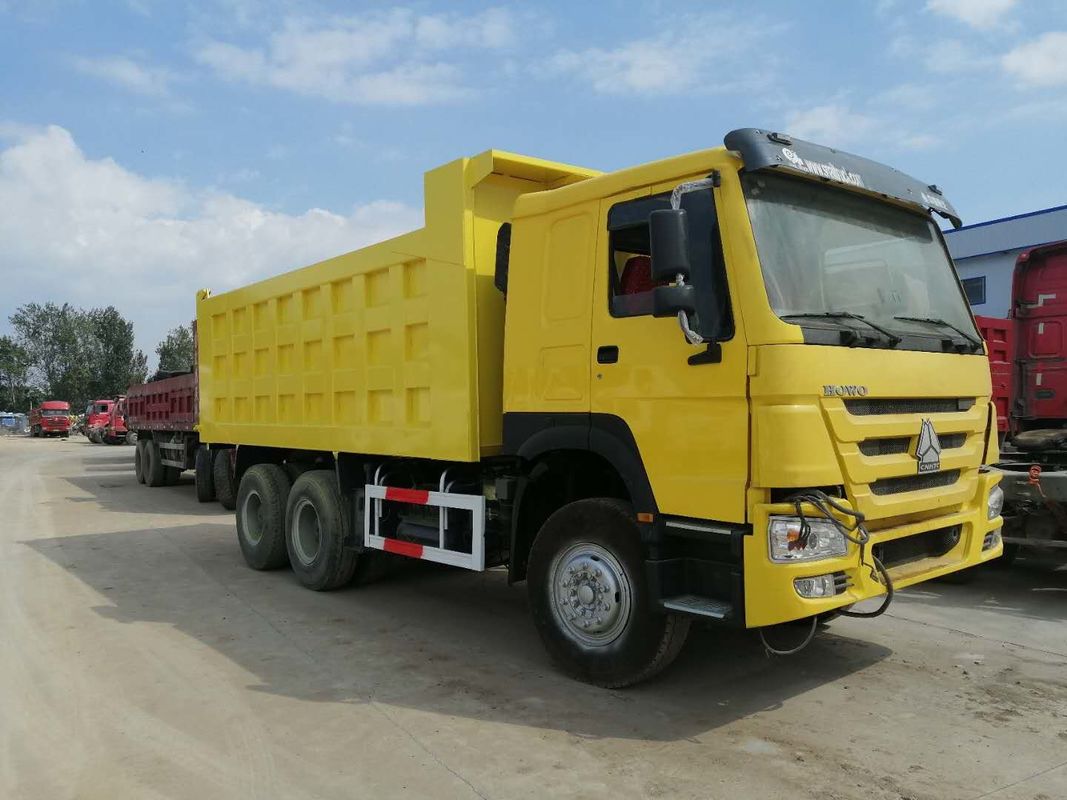 Χρησιμοποιημένη Tipper φορτηγών απορρίψεων φορτηγών απορρίψεων SINOTRUK HOWO 6x4 πώληση φορτηγών στη Γκάνα για το φτηνό χρησιμοποιημένο φορτηγό απορρίψεων πώλησης