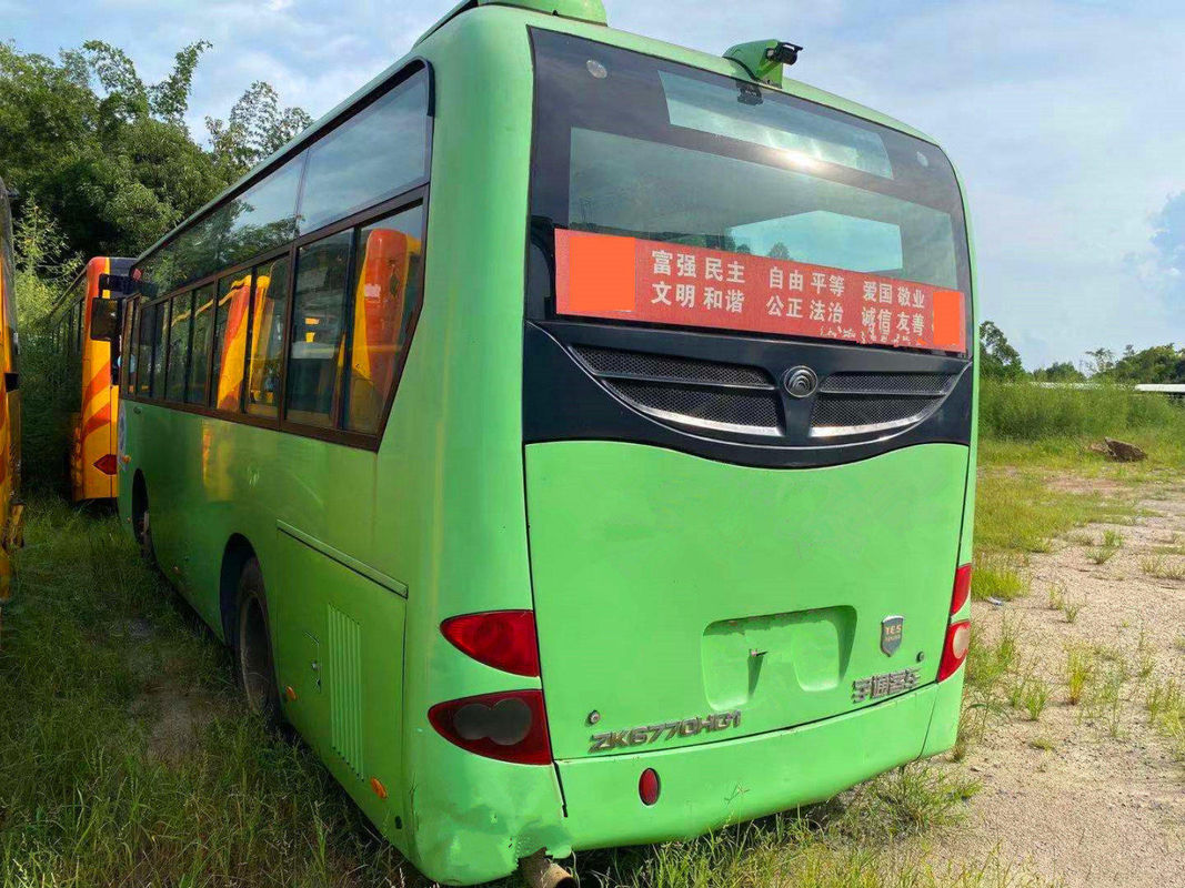 Πολυτέλεια 20 Yutong ZK6770 χρησιμοποιημένο καθίσματα λεωφορείο λεωφορείων τουριστών καυσίμων diesel Yuchai 140kw από δεύτερο χέρι