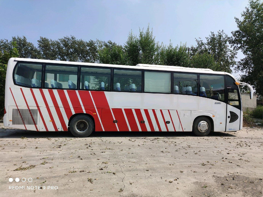 Kinglong 55 χρησιμοποιημένο λεωφορείο λεωφορείων Passager πόλεων οχημάτων πυκνών δρομολογίων αναστολής ανοίξεων φύλλων καθισμάτων XMQ6126 για την πώληση