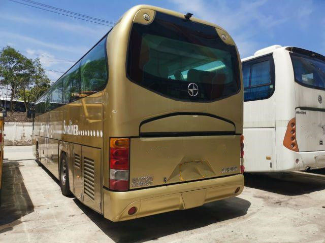 Sightseeing Bus Πίσω Διπλές Πόρτες κινητήρα Weichai Beifang Μεταχειρισμένο Tour Bus BJF6120