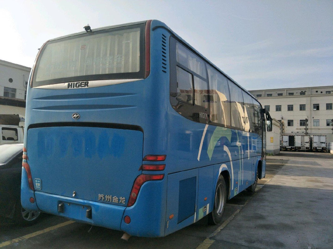 Χρησιμοποιημένη υψηλότερη KLQ6896 χρησιμοποιημένη λεωφορείο μηχανή diesel οδήγησης λεωφορείων LHD λεωφορείων 37 καθισμάτων 2014 έτος κανένα ατύχημα