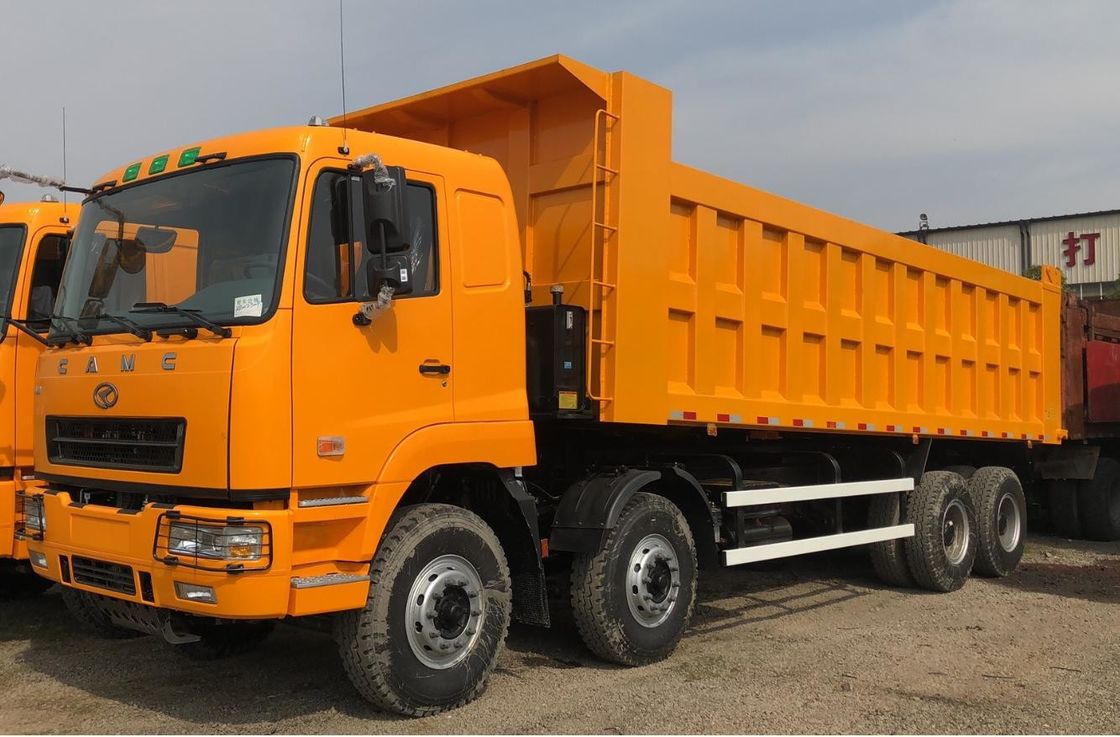 Ολοκαίνουργιο φορτηγό απορρίψεων CAMC 8x4 385HP για τη μεταφορά μεταλλείας