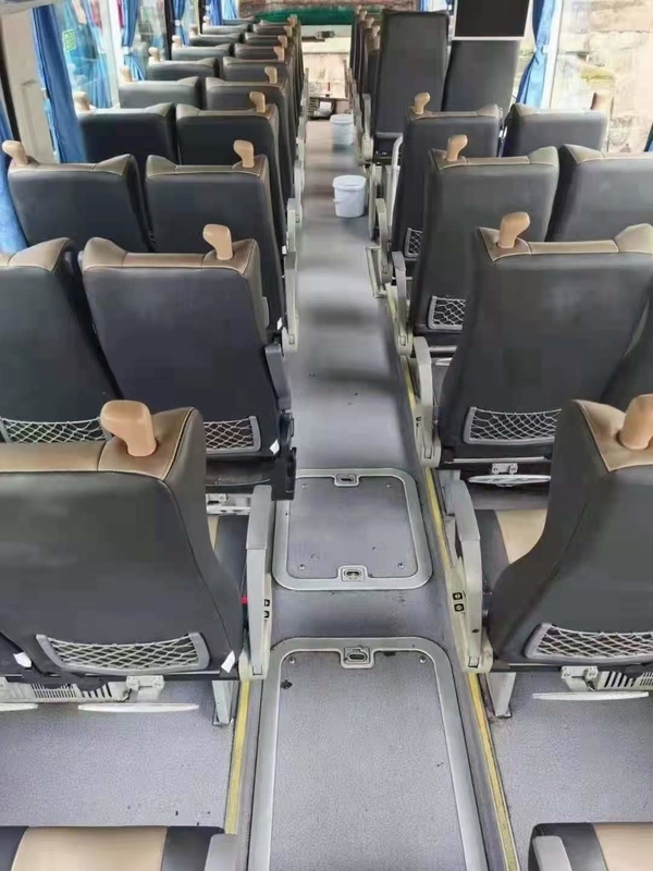 2018 χρησιμοποιημένο έτος λεωφορείο Zk6122 50 ταξιδιού λεωφορείων χρησιμοποιημένο Yutong χρυσό χρώμα diesel A/$l*c υποστήριξης Lhd καθισμάτων