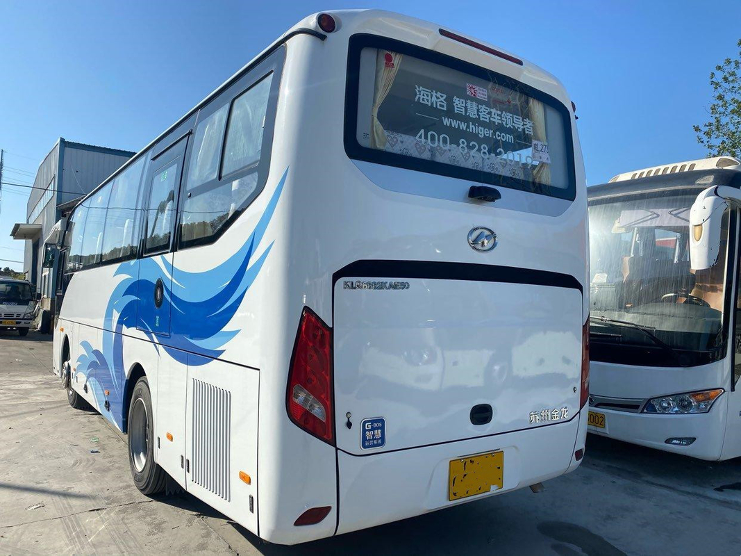 KLQ6882 το χρησιμοποιημένο μακρύ λεωφορείο ταξιδιού μεταφέρει μπροστινή μηχανή λεωφορείων Yutong 50 καθισμάτων χρησιμοποιημένη τη RHD
