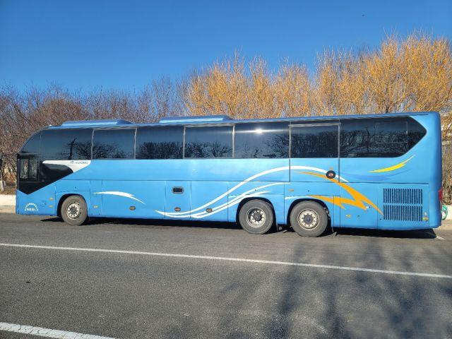 Διπλό λεωφορείο ZK6148 56 καθίσματα 2019 έτος WP.10 Yutong οπίσθιων αξόνων χρησιμοποιημένο λεωφορείο