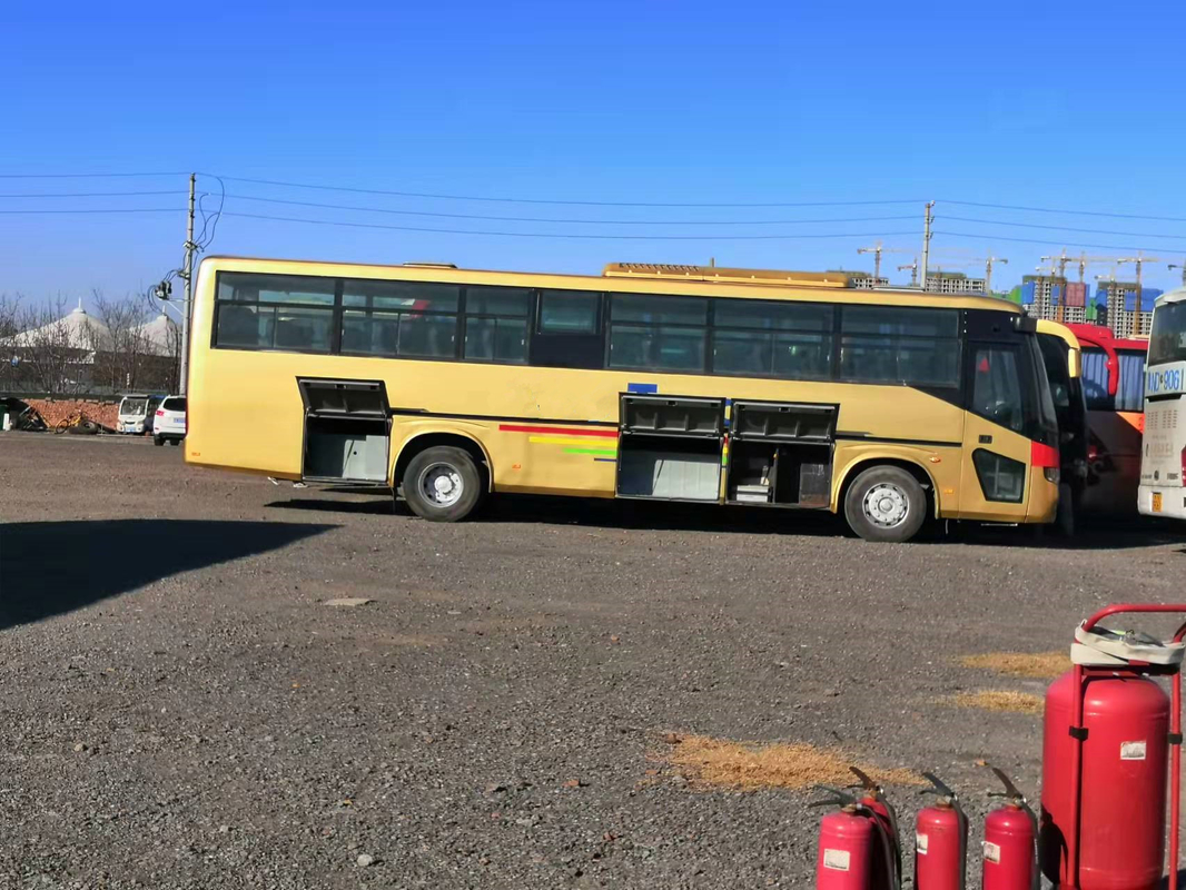 Λεωφορείο 53 Yutong χρησιμοποιημένη Seaters μηχανή diesel λεωφορείων λεωφορείων από δεύτερο χέρι λεωφορείων ZK6116D μπροστινή