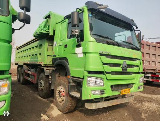 Φορτηγό απορρίψεων της Mitsubishi Fuso από δεύτερο χέρι 8*4 με το φορτίο μηχανών 40ton 371hp για την πώληση