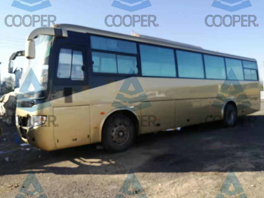 Το χρησιμοποιημένο Yutong λεωφορείο πόλεων diesel LHD δημόσιων συγκοινωνιών χρησιμοποιημένο χρησιμοποίησε το μπροστινό λεωφορείο μηχανών 51 καθισμάτων