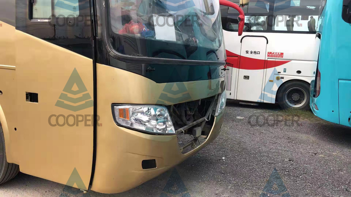 Το χρησιμοποιημένο Yutong λεωφορείο πόλεων diesel LHD δημόσιων συγκοινωνιών χρησιμοποιημένο χρησιμοποίησε το μπροστινό λεωφορείο μηχανών 51 καθισμάτων