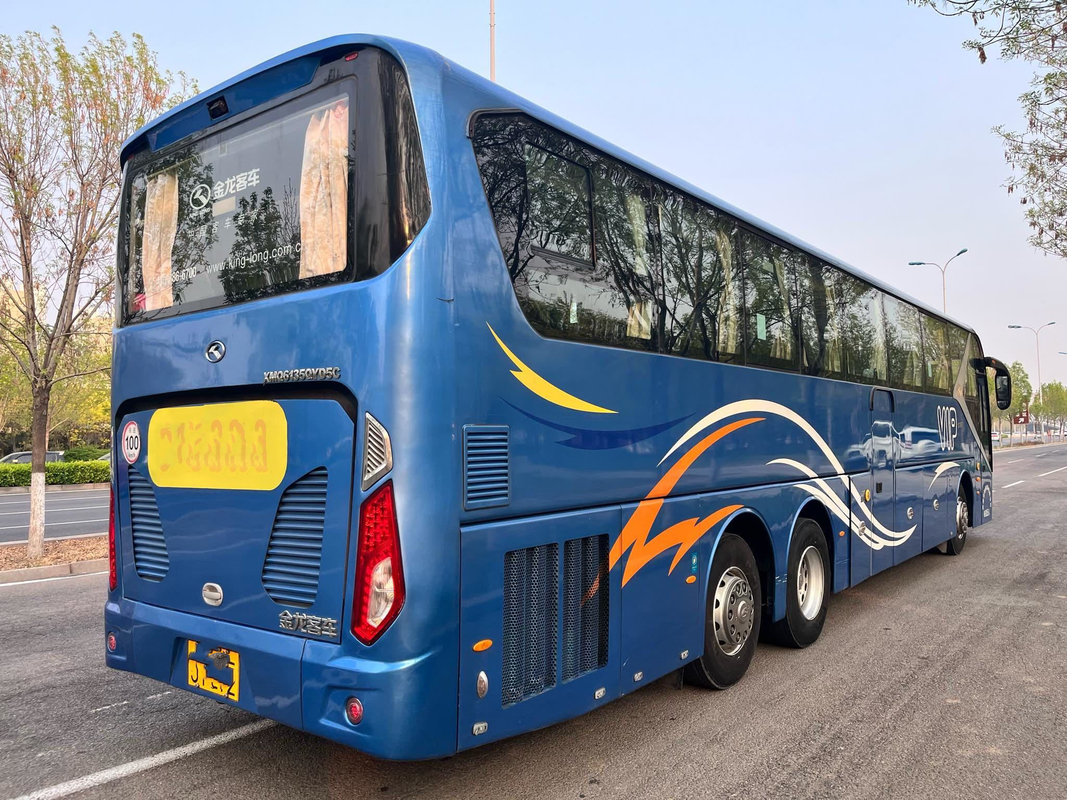 Το λεωφορείο νέο XMQ6135 Kinglong χρησιμοποίησε τα λεωφορεία 56 λεωφορείων διπλός άξονας μηχανών καθισμάτων LHD μπροστινός